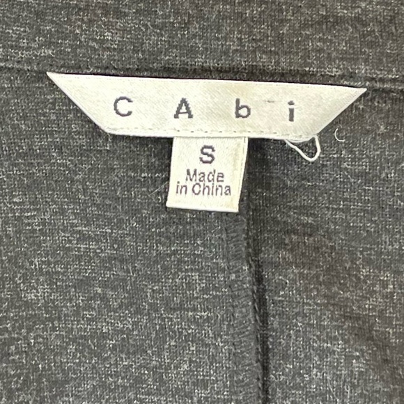 CAbi Gray Lisbon Topper Ponte Jacket size small - Picture 14 of 14